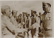 Lt Frank Tachovsky receives the Bronze Star during World War II in Saipan, Japan. His untold story is documented by his son, Joseph Tachovsky, in the Award-Winning Book, "40 Thieves on Saipan."
