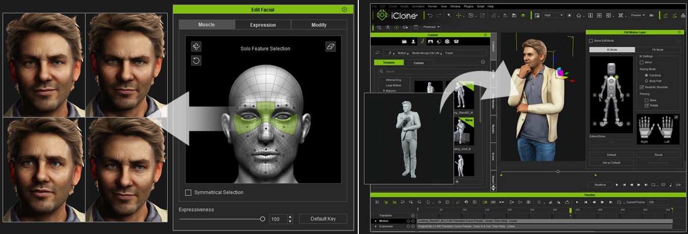 Headshot, the AI-powered plug-in for Character Creator 3 from Reallusion, generates 3D real-time digital humans from a single photograph.