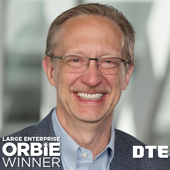 Large Enterprise ORBIE Winner, Steven Ambrose of DTE Energy