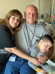 From a recent trip to the ICU at UC Davis for Liam, who is afflicted with DIPG, diffuse intrinsic pontine glioma.