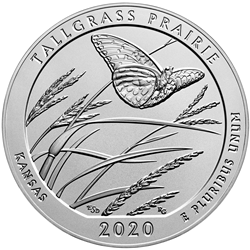 Tallgrass Five Ounce Silver Uncirculated Coin