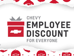 Chevy Employee Discount for Everyone sales event image
