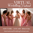 Brides and grooms will plan their New York wedding with wedding professionals at virtual bridal show