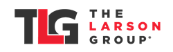 The Larson Group's red and black logo