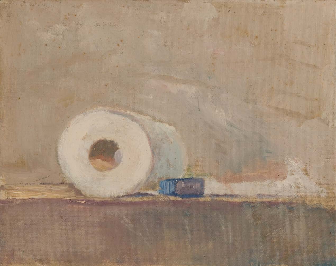 Thomas Kinkade Untitled (Toilet Paper) c. 1978