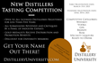Distillery University Tasting Competition mailer