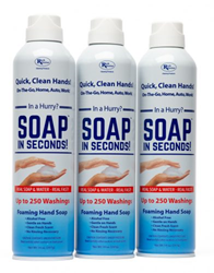 soap in seconds