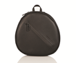 AirPods Max Shield Case — black full-grain leather with black ballistic nylon