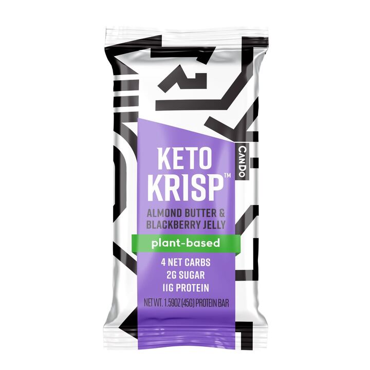 Plant-Based Almond Butter Blackberry Jelly Keto Krisp