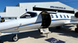AirCARE1's Learjet 35 Air Ambulance With Door Open