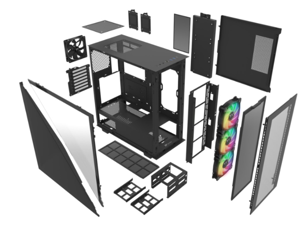 CES 2021_Thermaltake launches DIVIDER 300TG ATX Mid-Tower Chassis_banner4