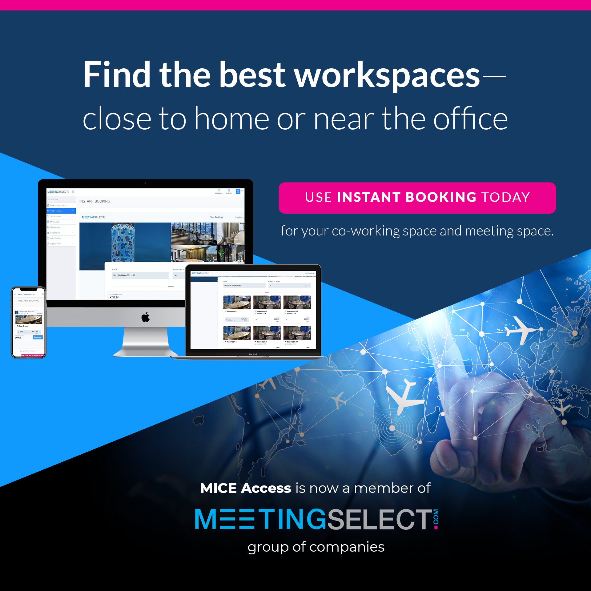 Global Instant Workspace Bookings Solution
