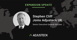 XPANSION UPDATE Stephen Cliff Joins Adjusteck UK Senior Executive General Adjuster Adjusteck