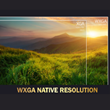 Native WXGA HD 1280x 800 Resolution
