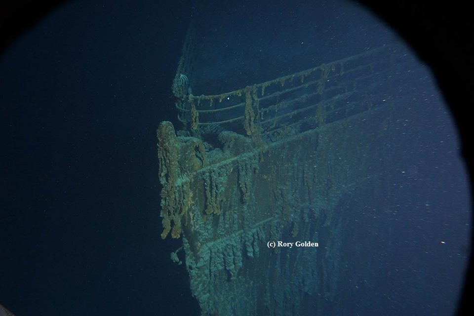 Titanic Bow - copyright Rory Golden