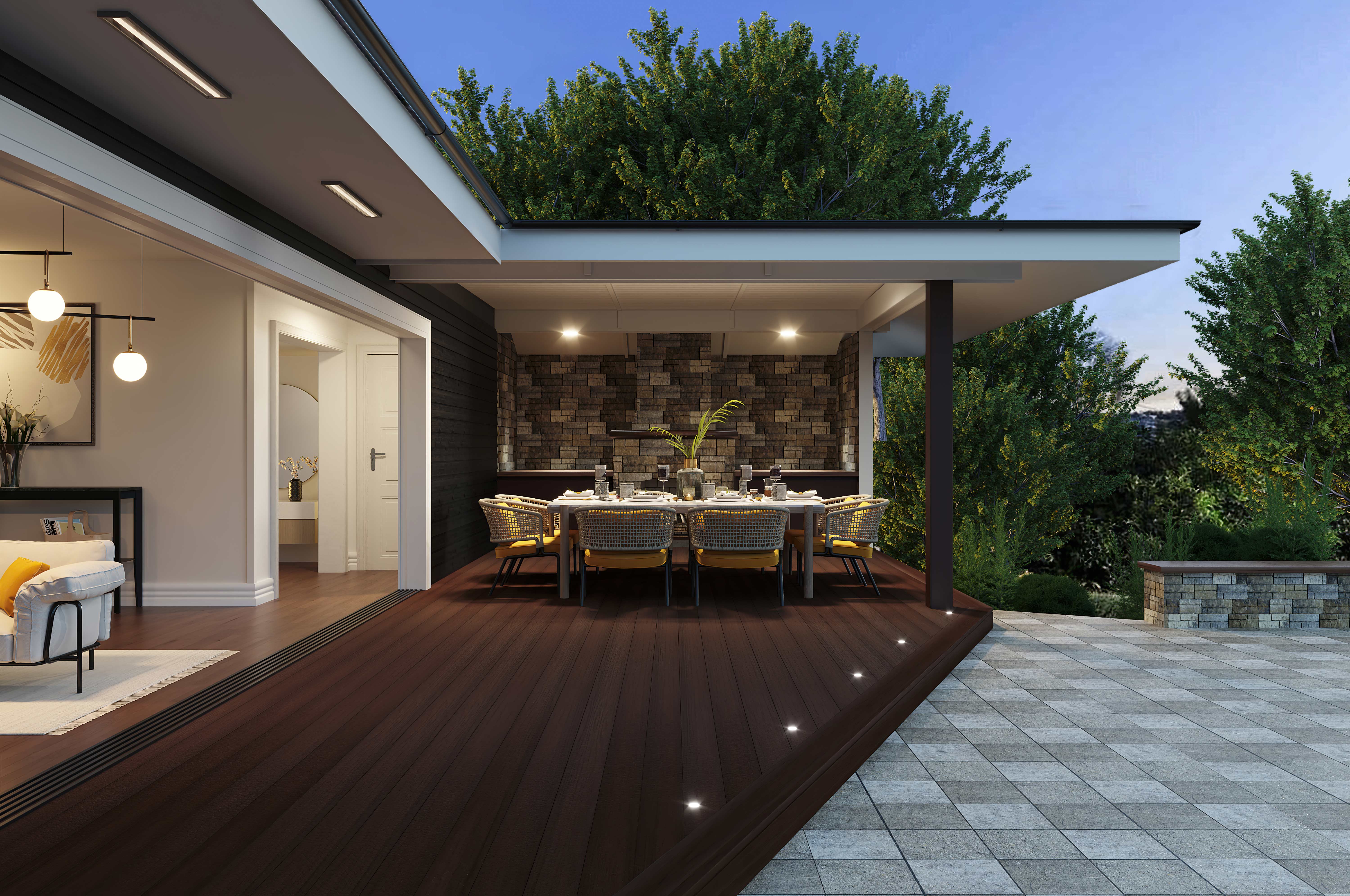 Meridian Mariner is a timeless dark brown shade that adds richness to architectural outdoor structures.