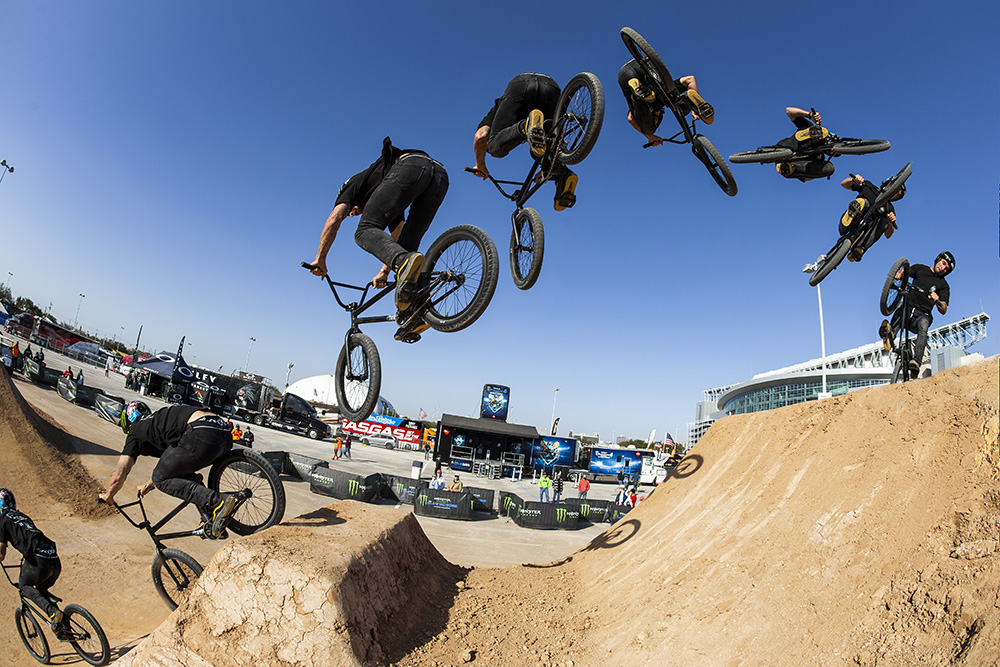 Monster Energy Team Rider Larry Edgar Takes First Place in Best Trick Competition at Monster Energy BMX Triple Challenge