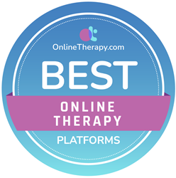 best online therapy platform badge