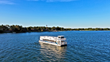 The Lake Lawn Queen, Delavan's Lake's only open-air tour cruise boat.