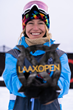 Monster Energy's Jamie Anderson Wins Women's Snowboard Slopestyle at Laax Open 2021 in Switzerland