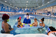 Big Blue Swim School provides swim lessons for families with children ages six months to 12 years old seeking water safety for their children.