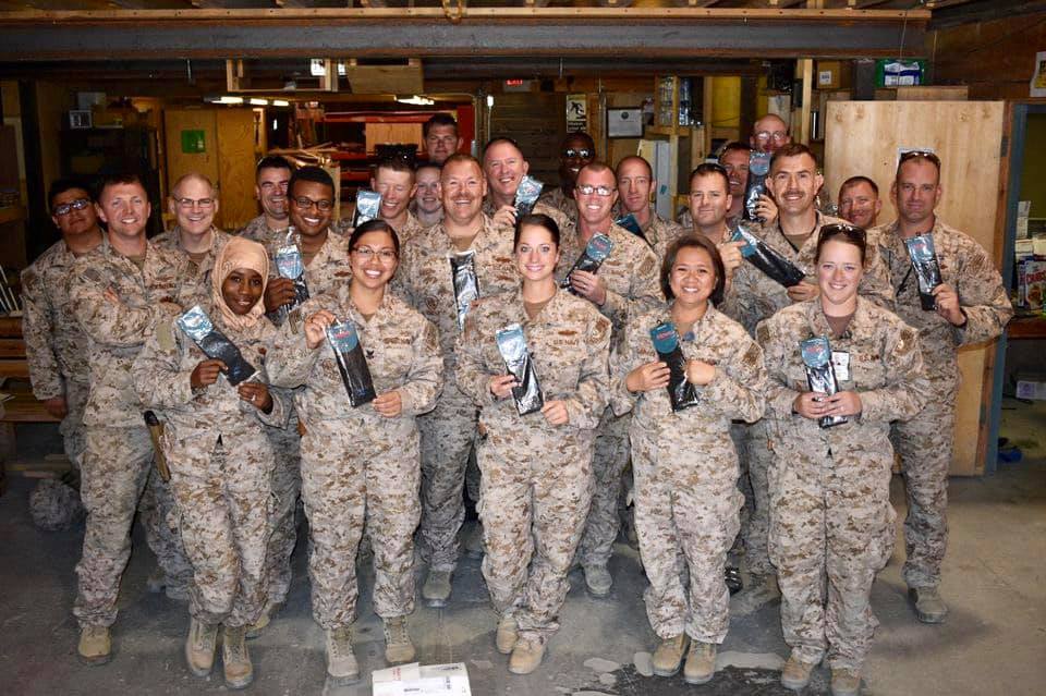 Deployed service members love to receive new socks!