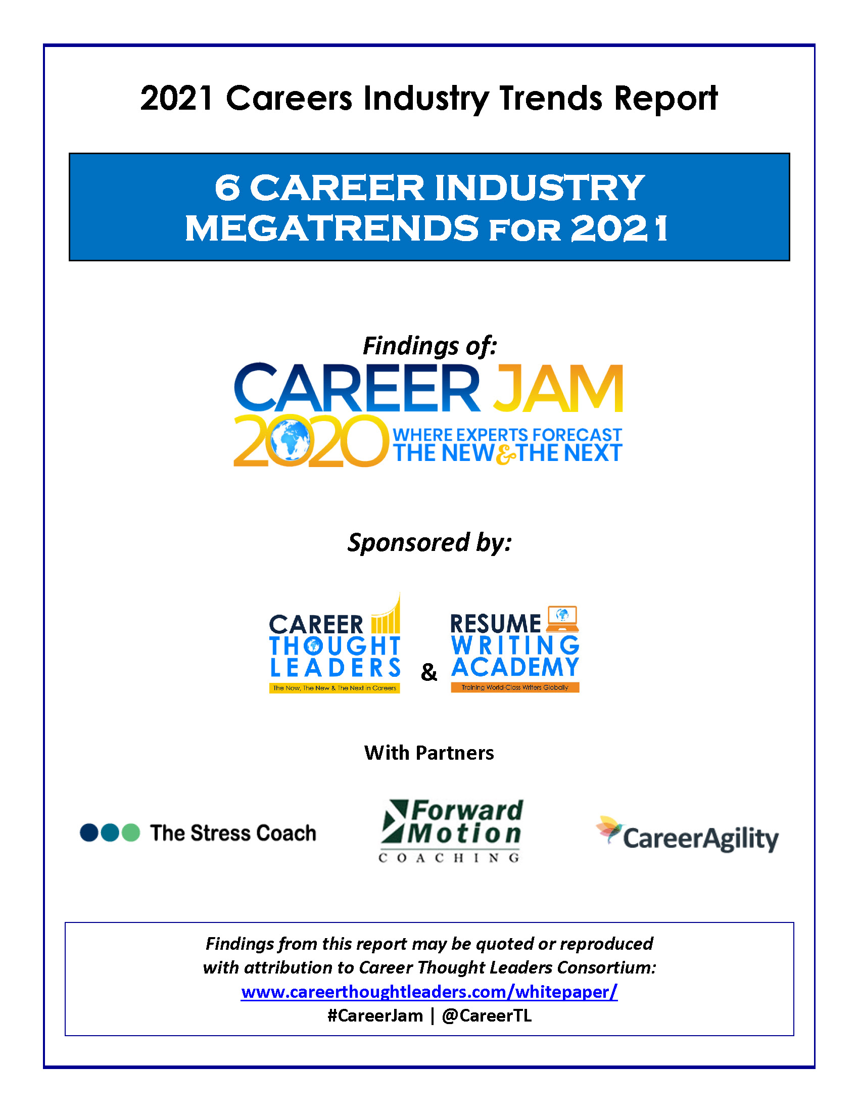 2021 Career Industry Trends Report Cover