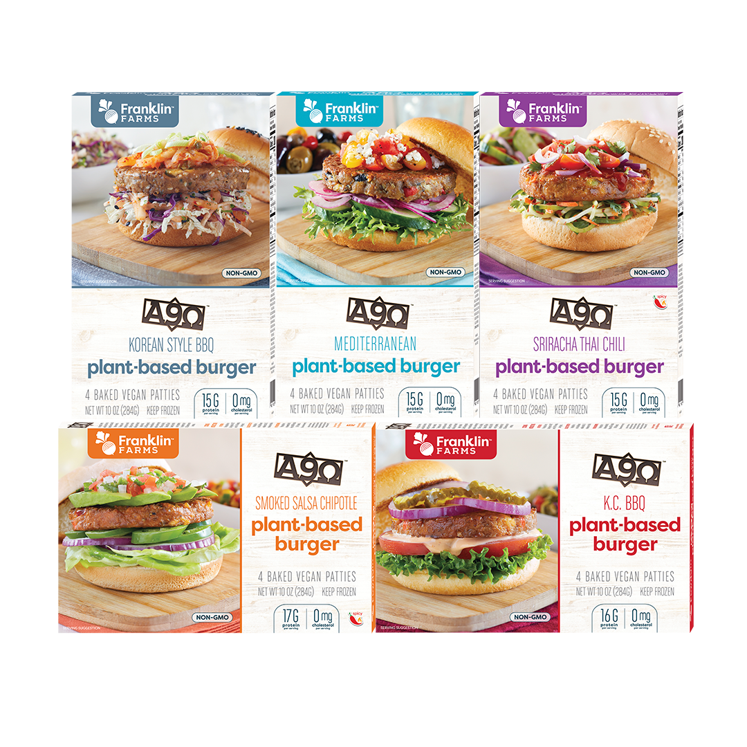 A9ΩTM (Alpha Nine Omega) Plant-Based Burgers Packages