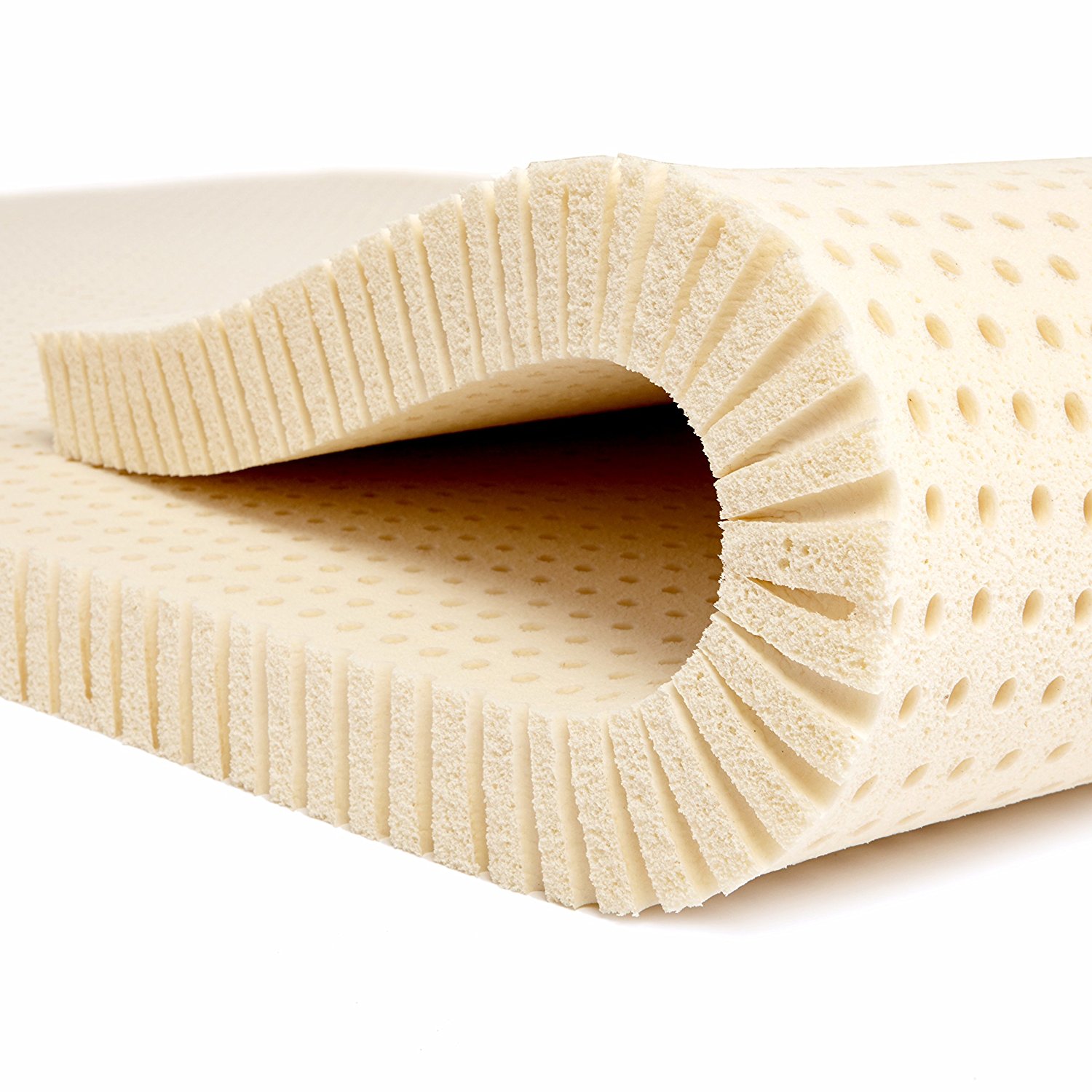 A latex foam comfort layer is non-toxic and isn't prone to sagging like polyurethane foam.