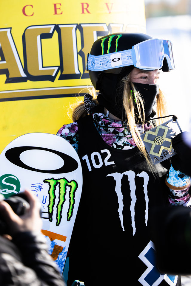 Monster Energy's Jamie Anderson Claims Gold in Women’s Snowboard Big Air at X Games Aspen 2021