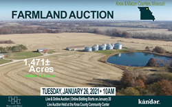 Missouri Farm Auction, Missouri Farmland for Sale, Hall and Hall