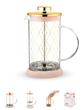 This beautiful Riley Mini Gold Souk Tea Press is available at www.stashtea.com
