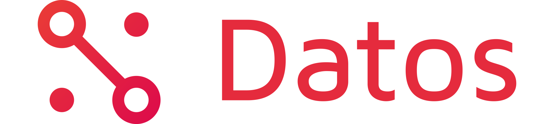 Datos Logo Red on White