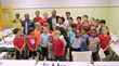 Chess students with Grandmaster Pontus Carlsson in "Building Minds with Chess"