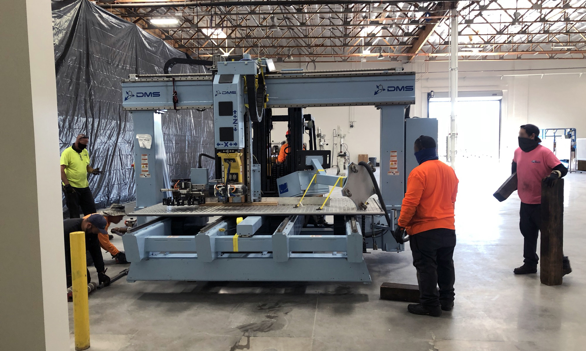 RWC Moving the 5-Axis Machine