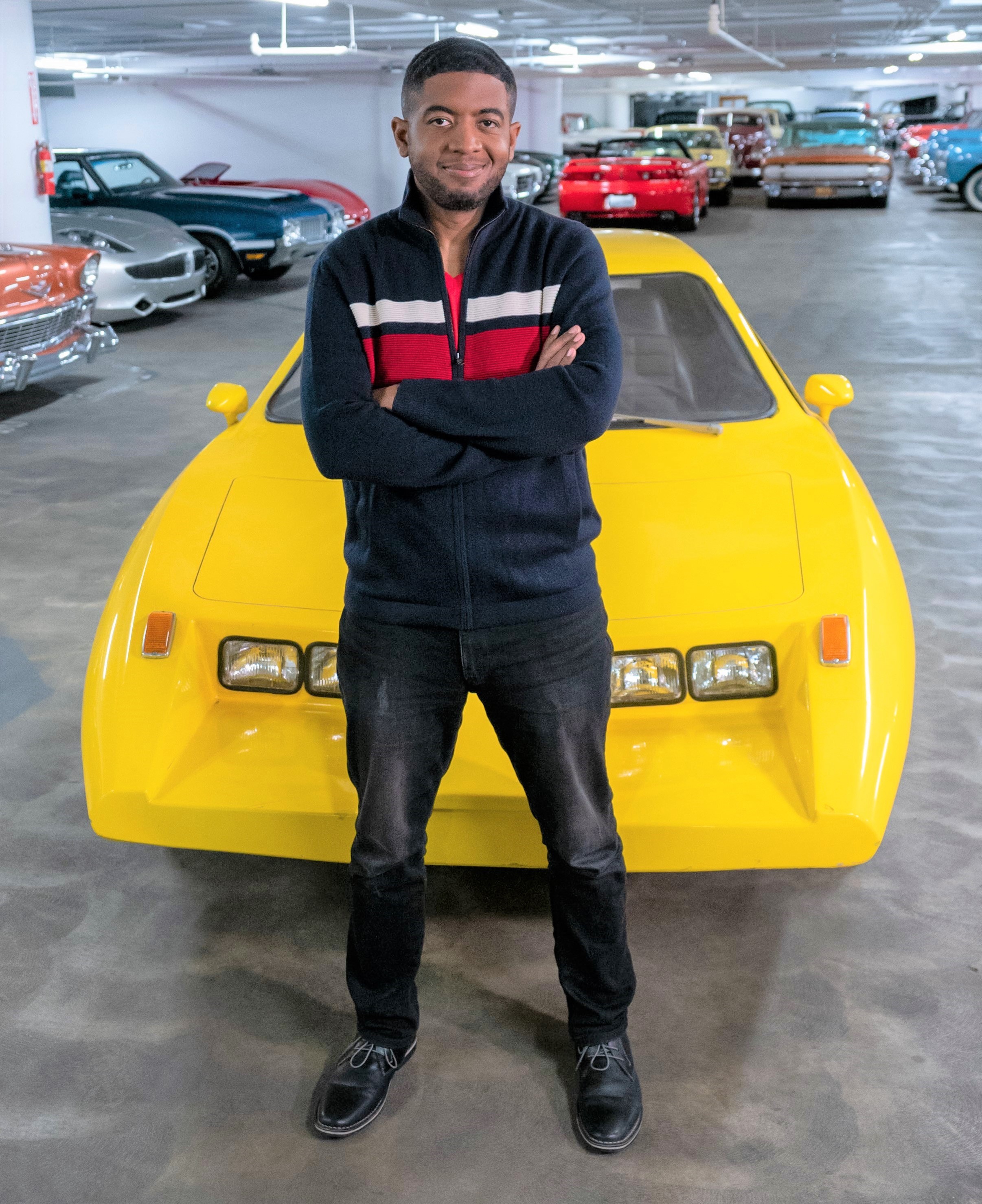 Film and Television Producer Andre Gaines of Cinemation Studios with The Dale at Peterson Automotive Museum