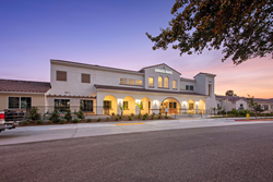 View of Building at dusk