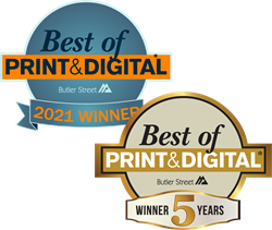 Butler Street Announces 2021 Best of Print & Digital® Award Winners