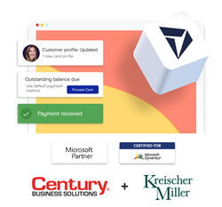 Kreischer Miller and Century team up to bring integrated credit card processing into Microsoft Dynamics.