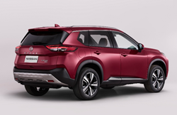 Back end of the 2021 Nissan Rogue