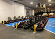 go karts in the pits at K1 Speed's Oxford location