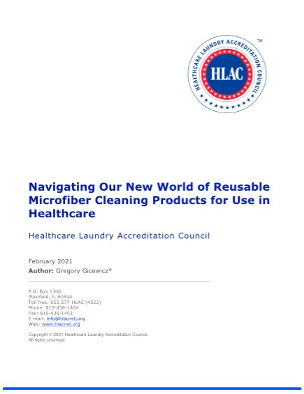 Navigating Our New World of Reusable Microfiber Cleaning Products for Use in Healthcare