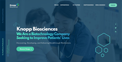 Knopp Biosciences website by Digital Silk
