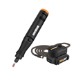 WORX MakerX Rotary Tool, shown here with MakerX Hub, is handy for projects that require  cutting, drilling, detail sanding, polishing, engraving and etching.