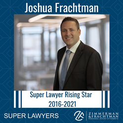 Joshua Frachtman of Zimmerman & Frachtman named Super Lawyers Rising Star