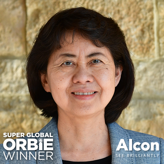 Super Global ORBIE Winner, Sue-Jean Lin of Alcon