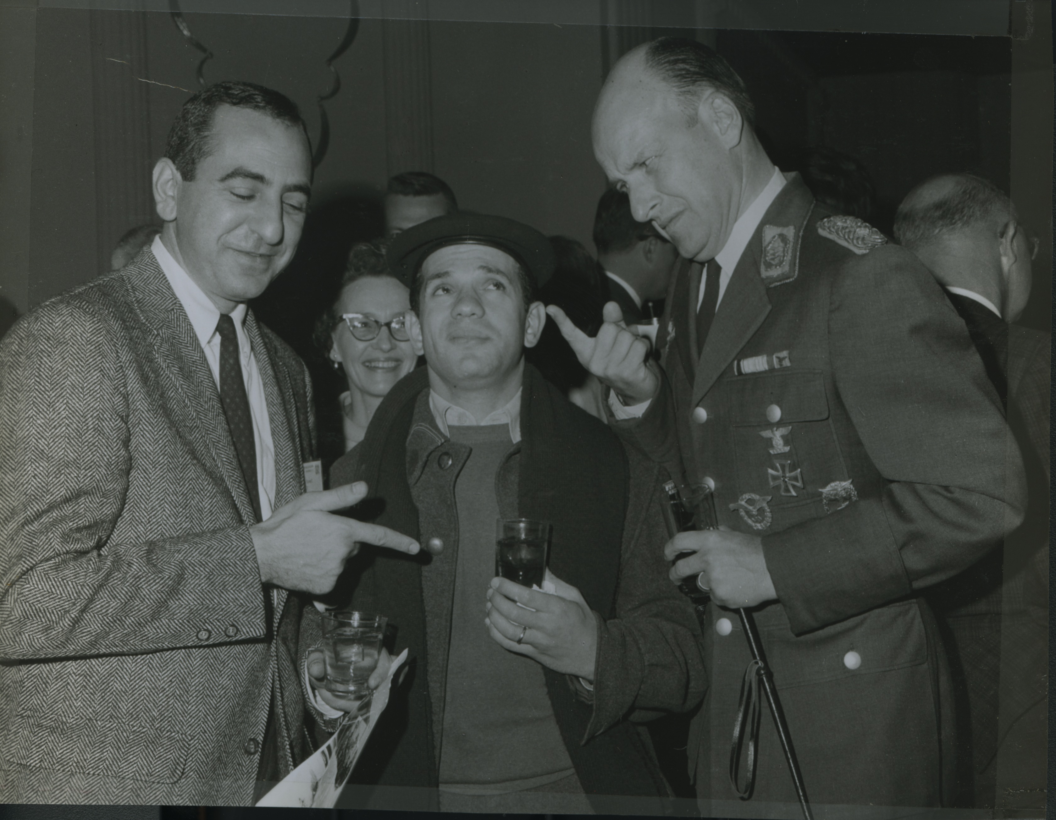 Actors Robert Clary, and Werner Klemperer of "Hogan's Heroes". Photo courtesy of The Robert Clary Archives.