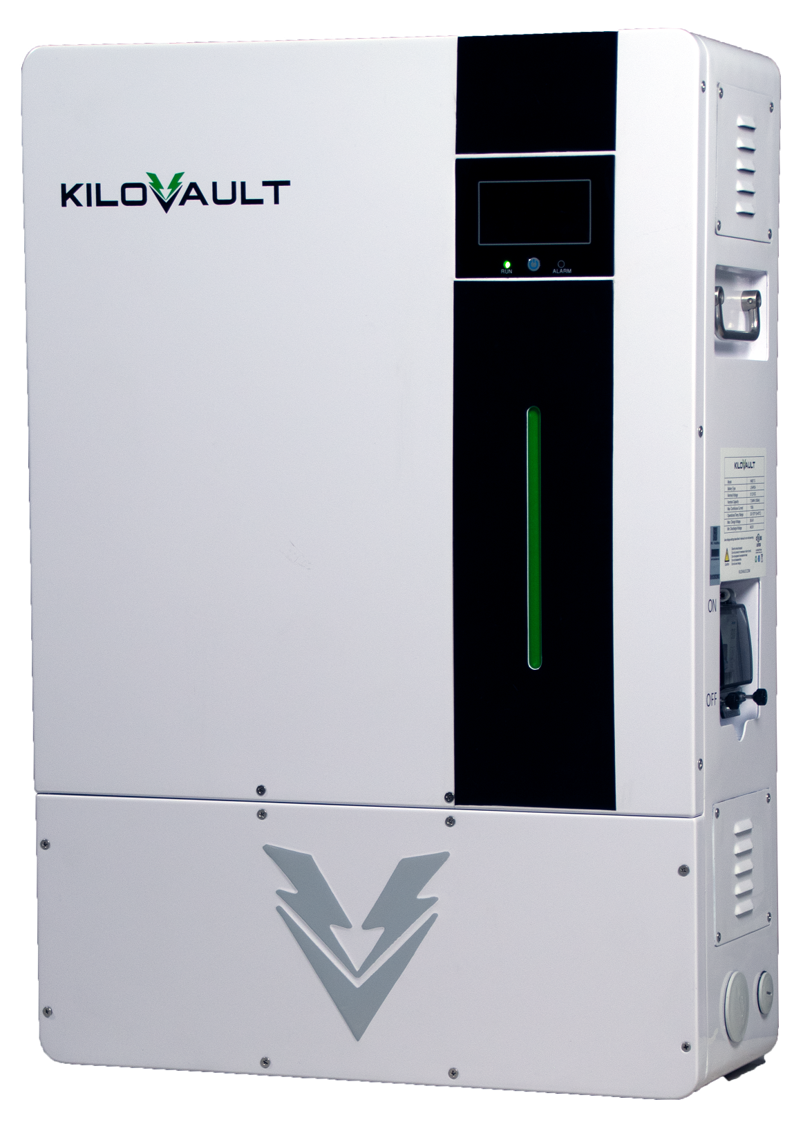 Front angled view of the KiloVault® HAB™ 7.5 V3