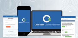 Mobile devices displaying GoSafe Prescreen