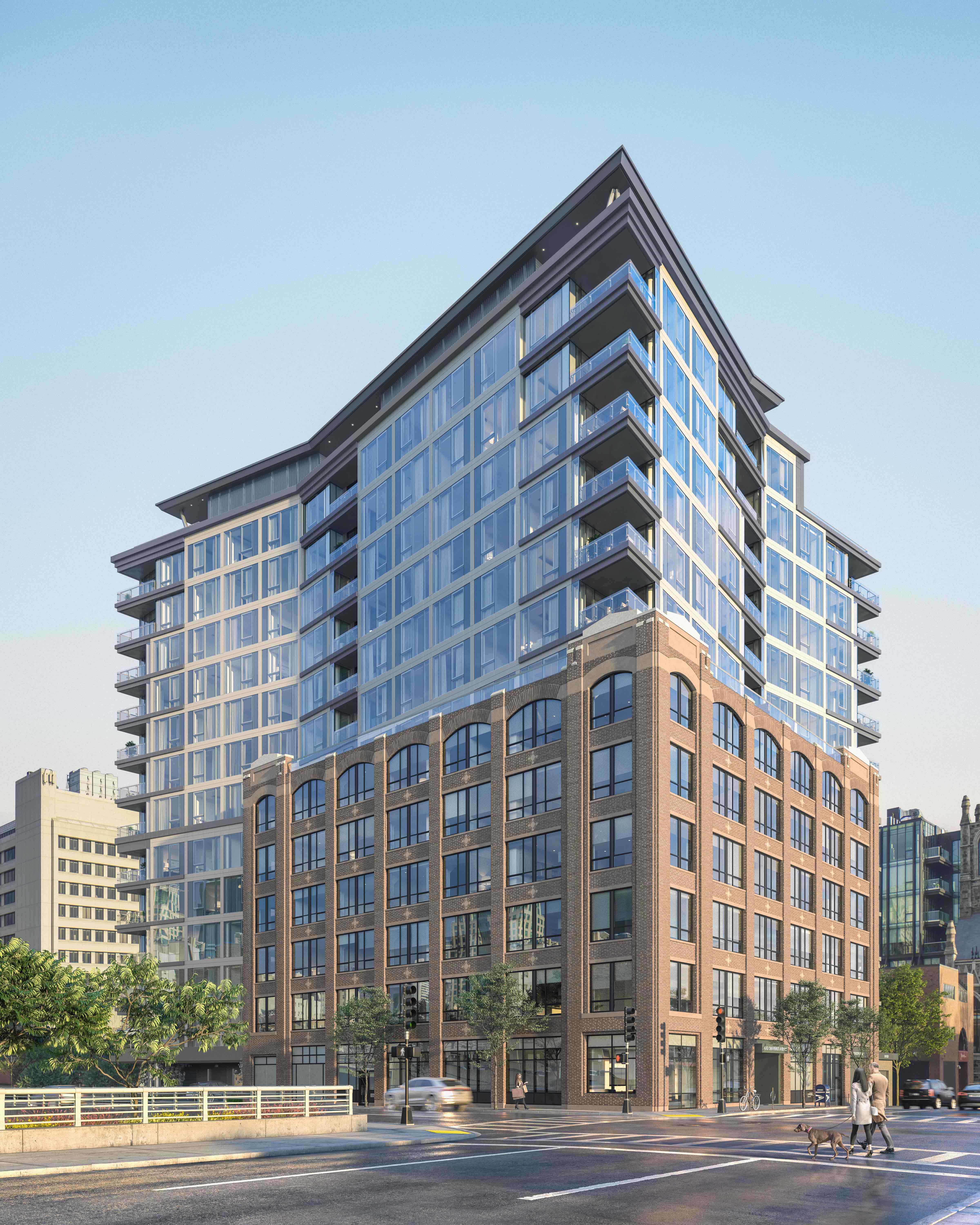 Through combinations of new construction and adaptive reuse, TAT is enlivening communities while preserving historic character. Pictured: 100 Shawmut in Boston (Image Credit: NeoScape)